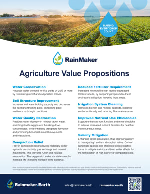 Benefits of the RainMaker AOP in High Salinity Applications